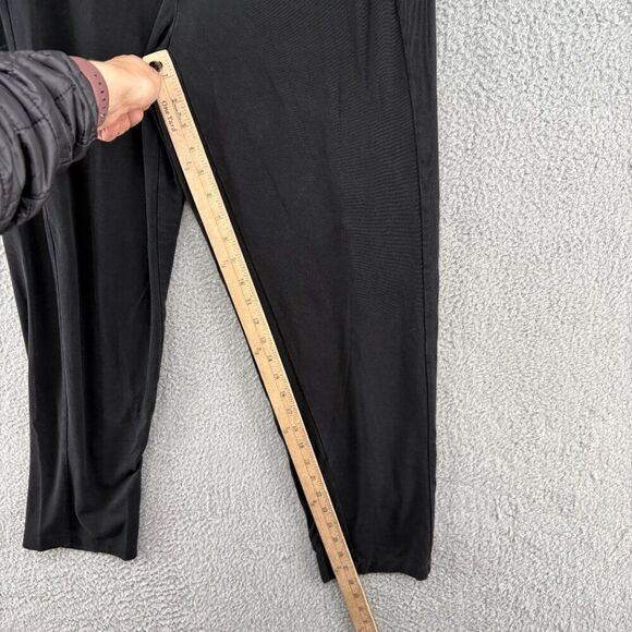 Eileen Fisher Pull On Elastic Waist Pant Size Small Tencel Lyocell Black - Picture 6 of 12